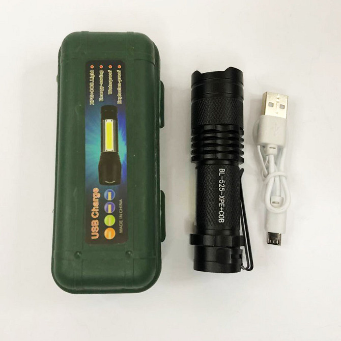 Портативний світлодіодний ліхтар з USB-зарядкою, Потужні ручні ліхтарі sofirn, Тактичний ліхтар ручний UK-61 Львів - фото 1