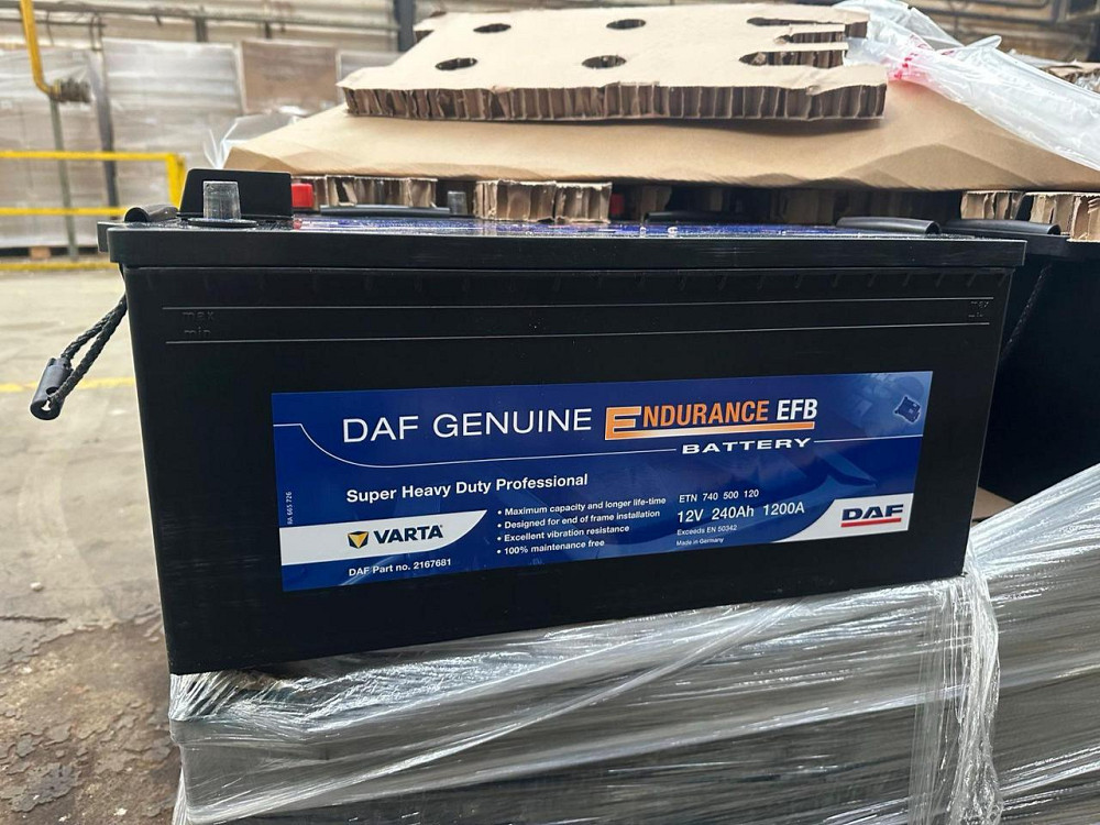 Грузовой аккумулятор ENT 740 500 120 DAF 240 AH 1200A Киев - изображение 1
