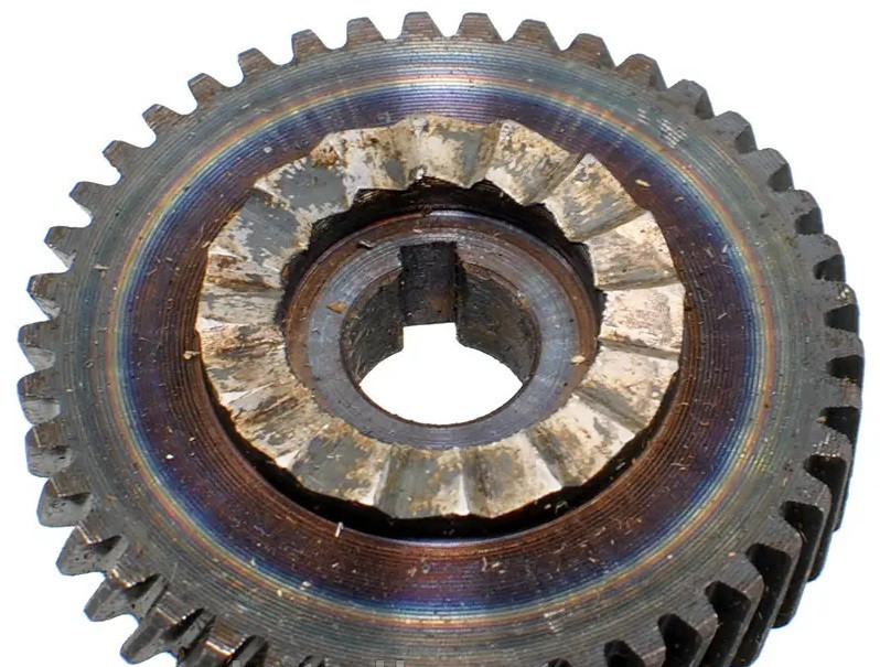 Шестерня дрели G10 Элпром 950 d10*46 42 зуб право Полтава - изображение 1