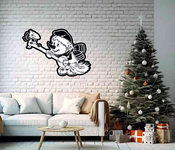 Декоративне настінне Панно «Сніговик», Декор на стену Київ