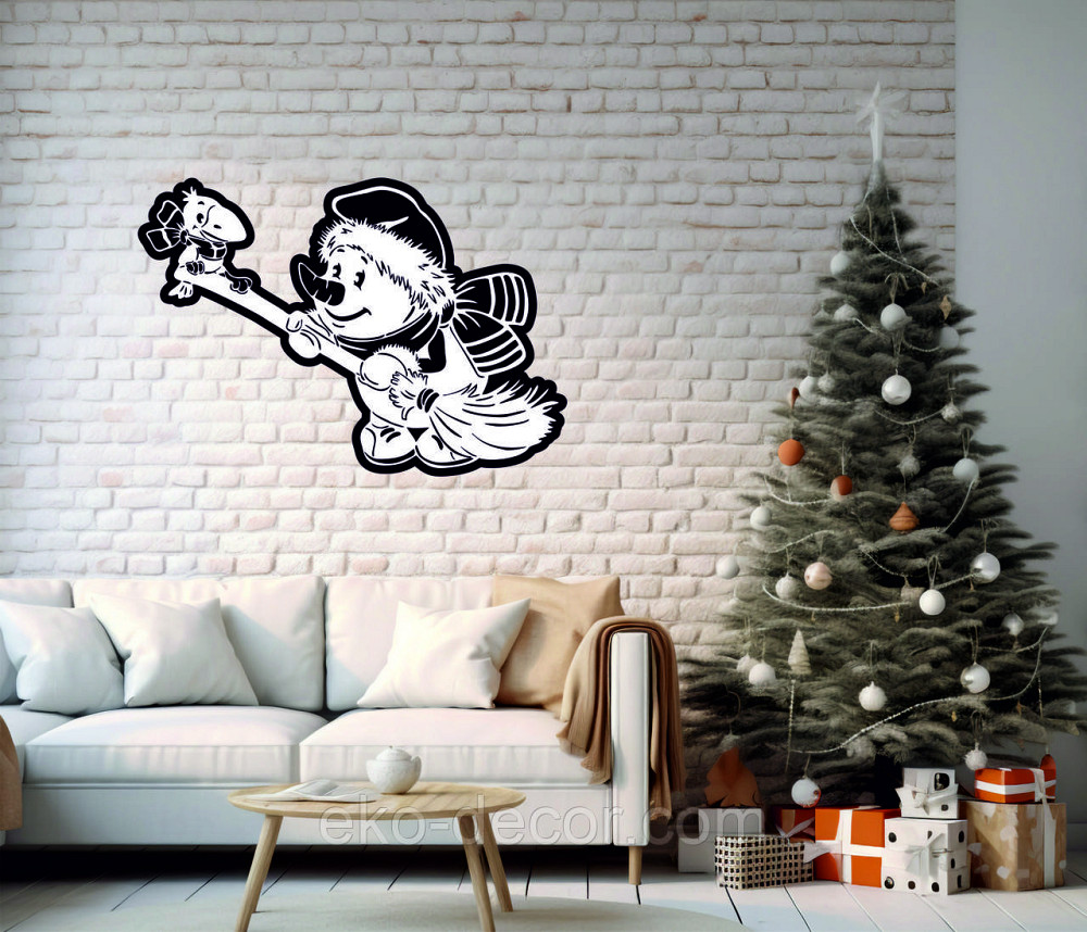 Декоративне настінне Панно «Сніговик», Декор на стену Київ - фото 6