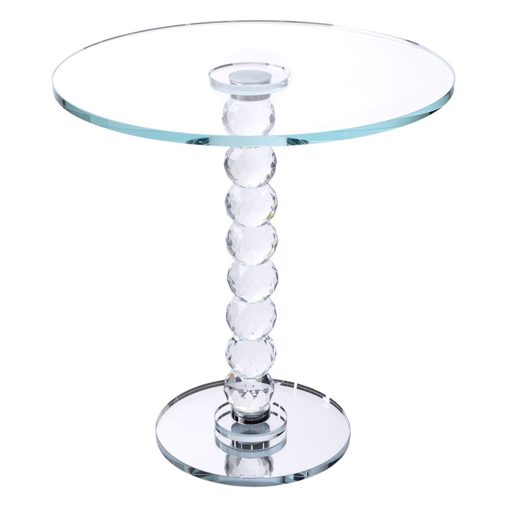 Yiwu Тортівниця скляна на ніжці 30×32 см см підставка для торта, капкейків прозора HP-4-81L Коломия - фото 2