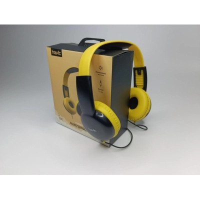 Наушники Havit HV-H211d Yellow/Black (HV-H211d) Винница - изображение 3