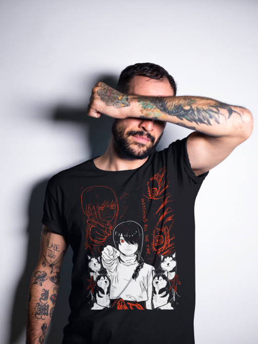 Футболка для мальчика аниме Человек-бензопила оверсайз (рост от 165 до 180 ) Черний AnimeJ0787m Днепр - изображение 4