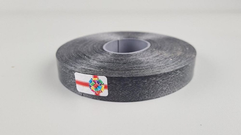 Стрічка поліпропіленова для повітряних куль і подарунків 2 см х 100 ярдів чорна (1 пачка) Харків - фото 2