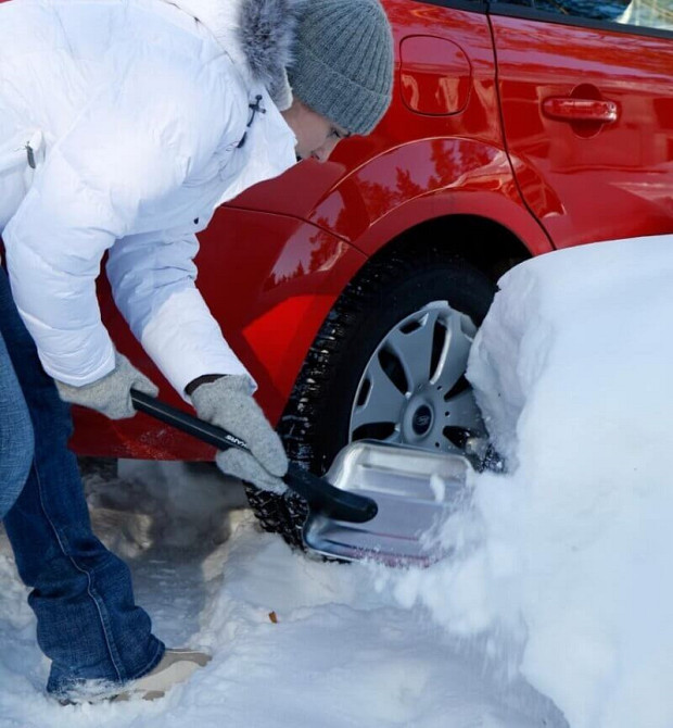 Універсальна Лопата для Автомобіля та Кемпінга (131520/1001574) Сталь зі сплаву алюмінію Нововолинськ - фото 8