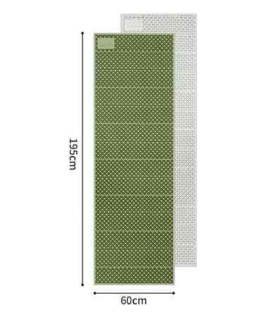 Килимок складаний IXPE Naturehike CNK2450WS044 алюмінієва плівка (195x60х1.8 см) Зелений Київ