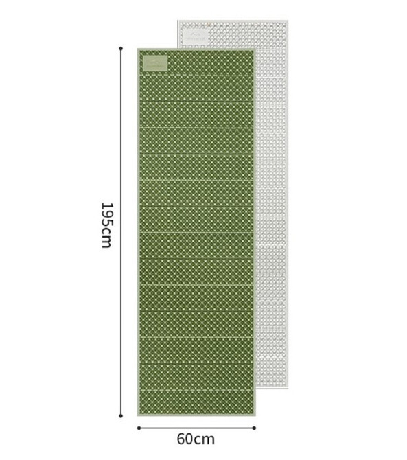 Килимок складаний IXPE Naturehike CNK2450WS044 алюмінієва плівка (195x60х1.8 см) Зелений Київ - фото 3