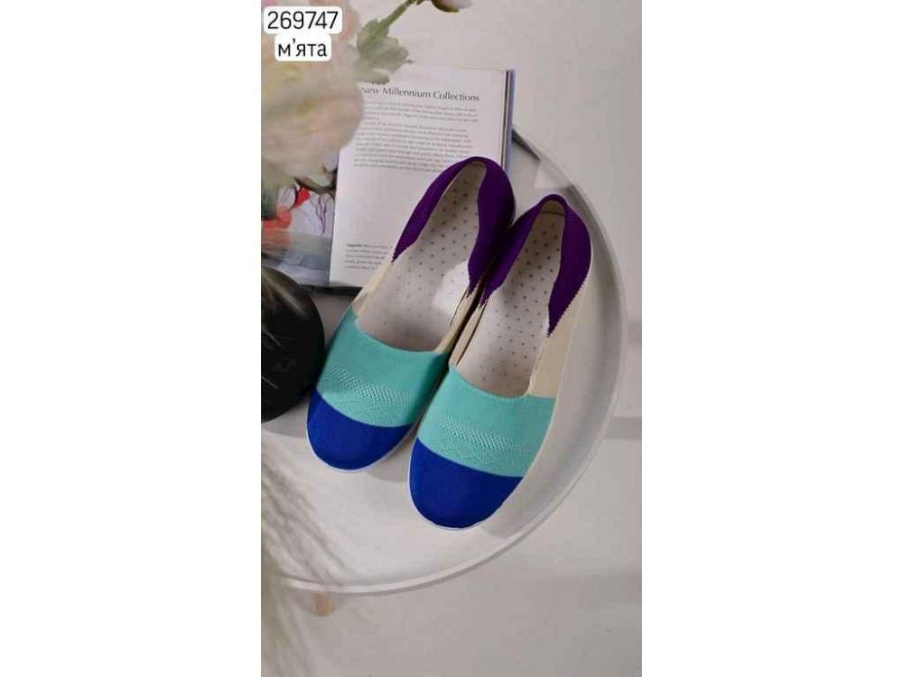 Балетки р.38 мятний жін. 885 арт.00-00269747 ТМ FAMILY Київ - фото 1