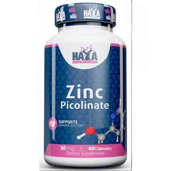 Цинк Haya Labs Zinc Picolinate 50 mg 60 Tabs Луцьк