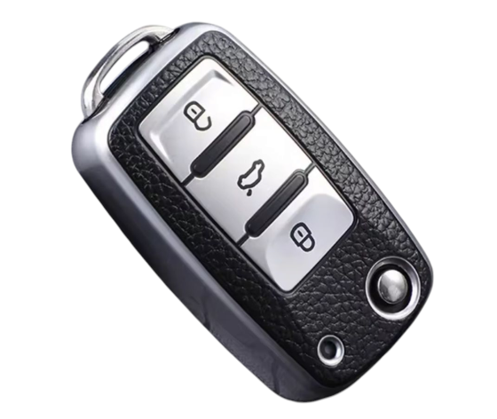 Чехол для автомобильного ключа кожа ТПУ 350 мм на 650 мм черный Киев