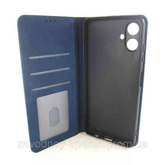 Чехол книжка Samsung A06 A065 Защита камеры (синий) Одесса