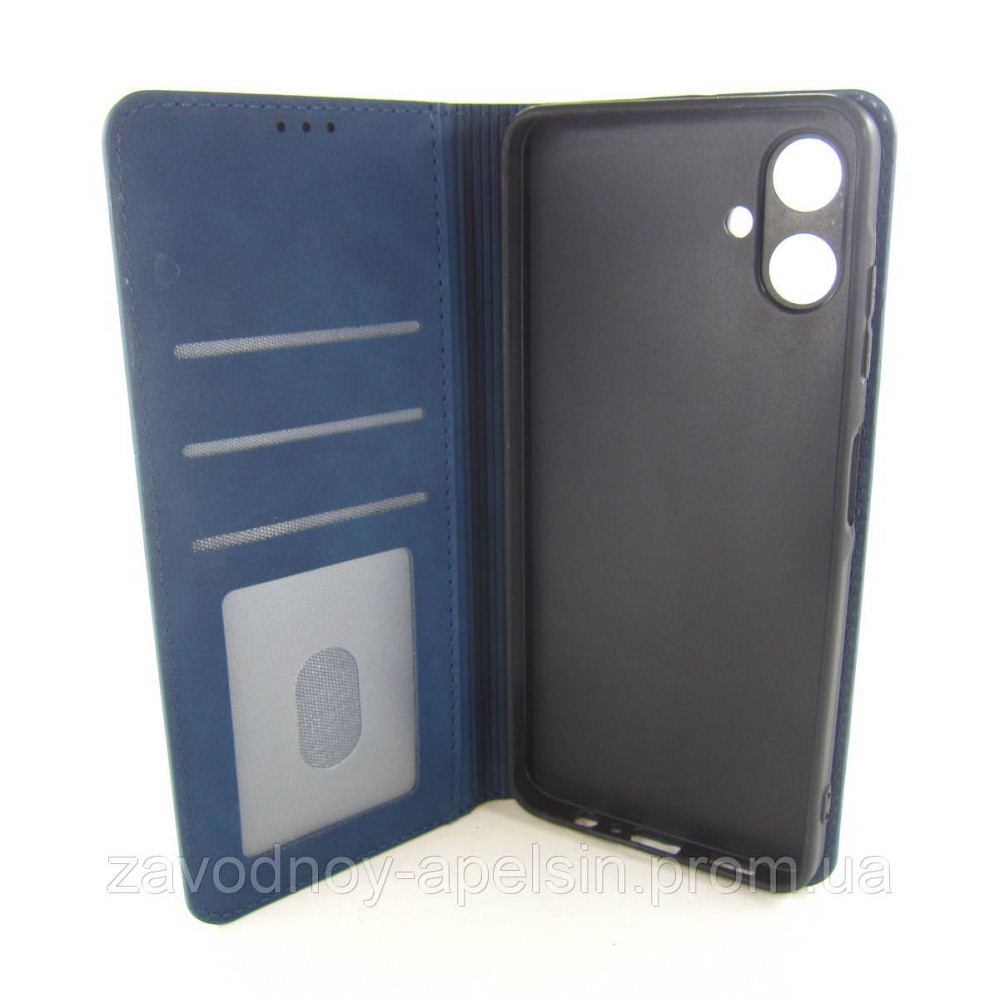 Чехол книжка Samsung A06 A065 Защита камеры (синий) Одесса - изображение 2
