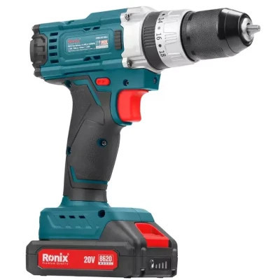 Шуруповерт Ronix акумуляторний 20В, 1.5Ah x 2 (8620) Вінниця - фото 9
