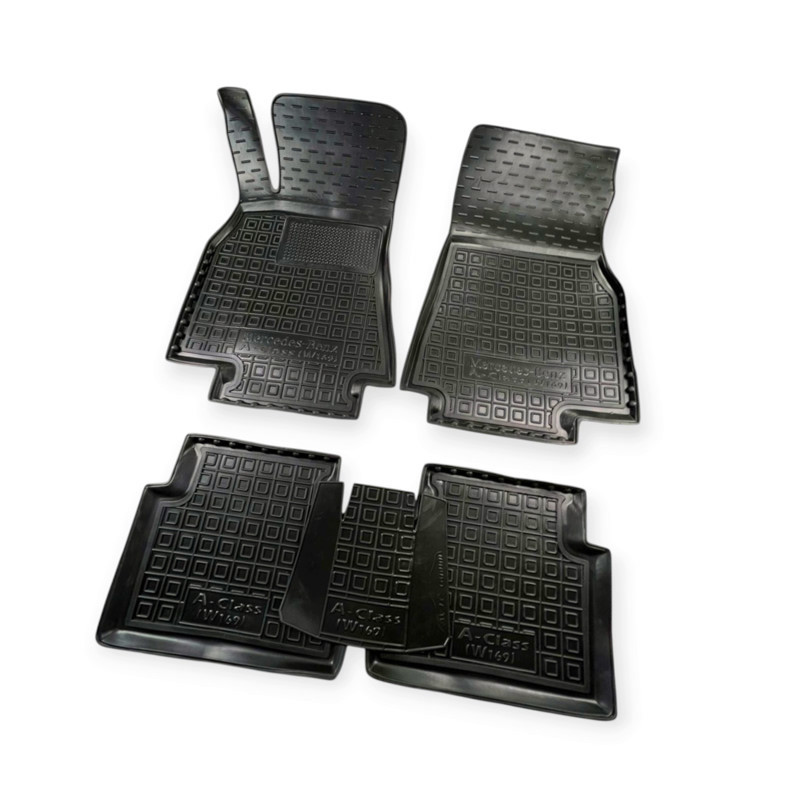 Коврики mercedes w169 (a-class) 2004-> борт 2,5см, с перемычкой Avto-Gumm салона Мукачево - изображение 1