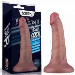 Реалістичний вібратор - Vibrating Dual Density Power Cock 6'' Sex Aura Київ
