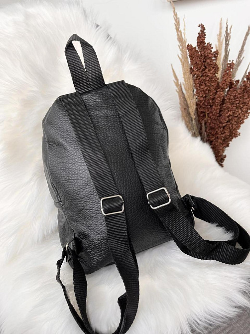 Рюкзак класичний чорний молодіжний жіночий підлітковий Київ - фото 2