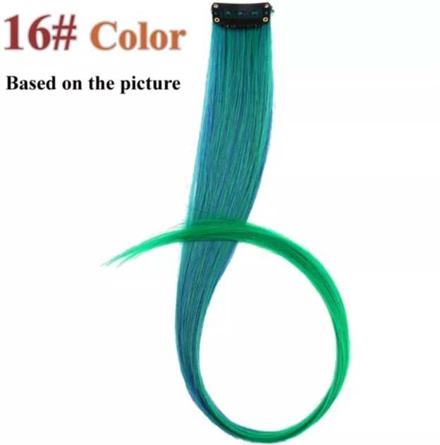 Канеколон на шпильці зелено-синього кольору 50 см Київ - фото 1