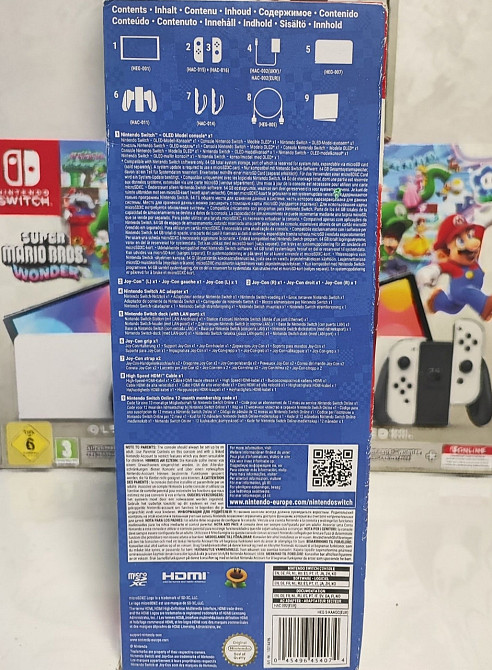 Приставка Nintendo Switch OLED model, White. Харьков - изображение 2