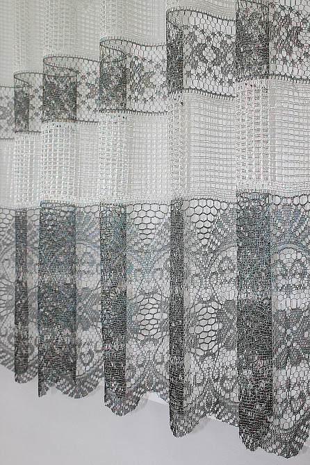 Тюль сітка, висотою 1,5м "Juli" колір сірий 1232т Київ - фото 6