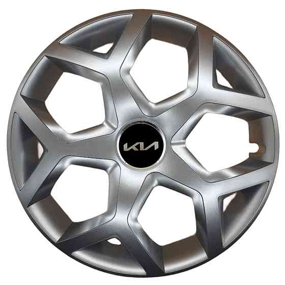 Автомобільні модельні ковпаки R16 Kia NEW 435 4шт, SJS, сріблясті Київ