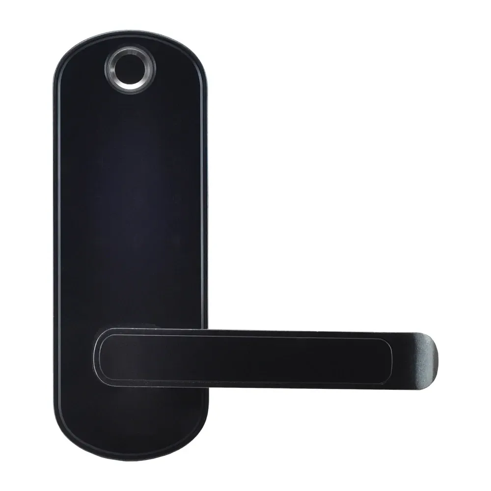 Замок біометричний автономний Trinix TRL-5107BTF Black Right з Bluetooth, зчитувачем відбитків пальців і карт Mifare (65-00024) Київ - фото 6