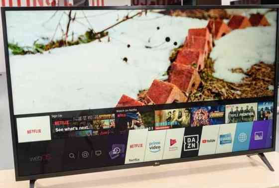Телевізор Безрамний: 55" 8серія, 4K UHD Smart LG 55UP800. Київ