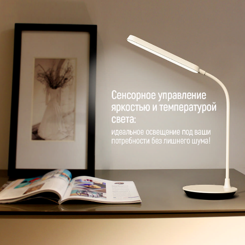 Лампа настільна LED з вбудованим акумулятором білий Portable & Flexible 360 ColorWay Житомир