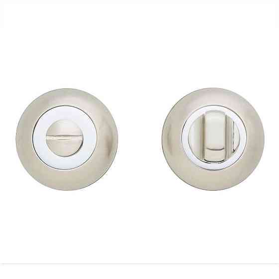 Сантехнічний фіксатор Gavrohe A5-WC SN/CP (накладка на двері санвузла з поворотником) нікель/ хром Київ