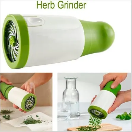 Ручний подрібнювач для зелені Herb Grinder для петрушки, кинзи, м'яти 6х7.3х17 см Київ
