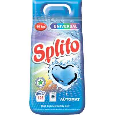 Пральний порошок Splito Universal автомат 10 кг (4820049382556) Вінниця