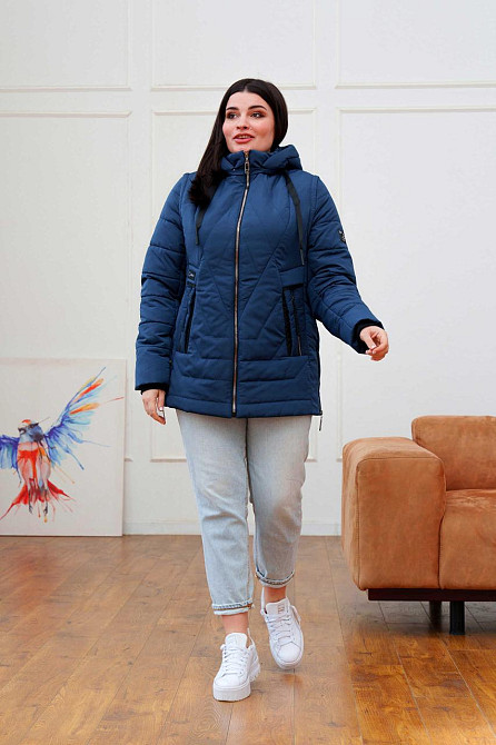 Женская курточка жилет весна-осень. Куртка демисезонна трансформер. 54-66р. Киев - изображение 1