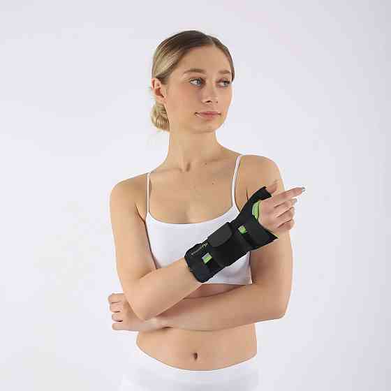 Бандаж для фіксації зап'ястя та великого пальця з металевою пластиною HS21, на ліву руку Розмір XXL Кам'янець-Подільський