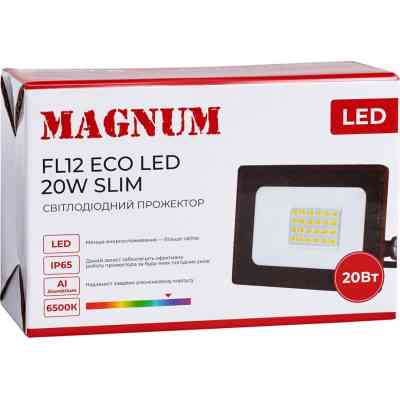 Прожектор MAGNUM FL12 ECO LED 20Вт slim 6500К IP65 (90022011) Вінниця