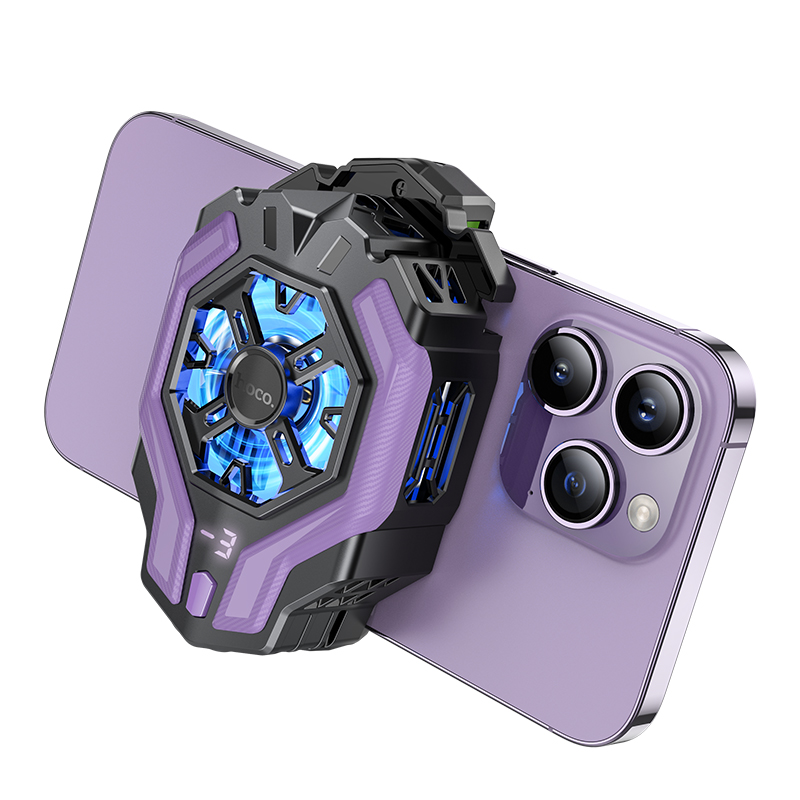 Мобільний кулер HOCO GM26 Ambitious cooling mobile phone fan Black Одеса - фото 5