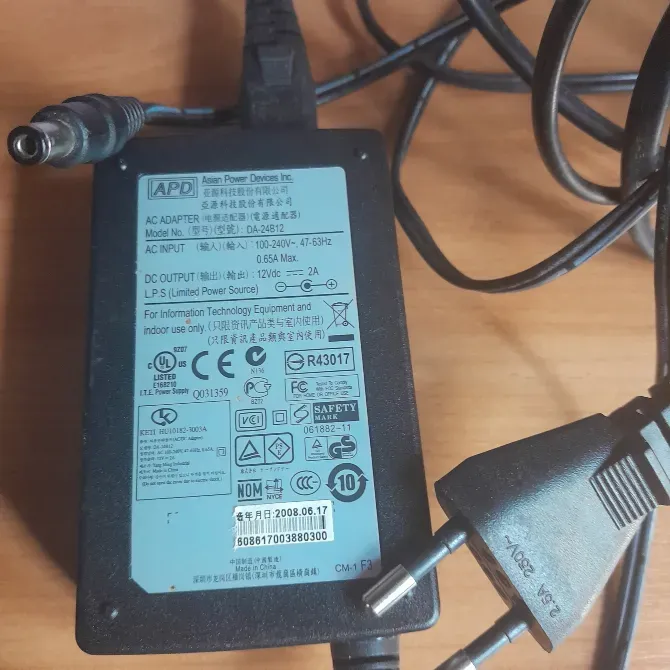 Блок адаптер живлення Apd Model DA-24B12 100-240V 2A Львів - фото 1
