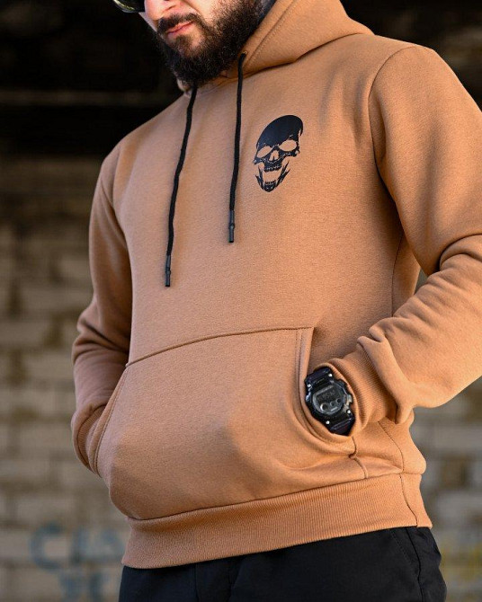 Мілітарі худі на флісі GENESIS Донецька зона койот ПП8083 Одеса - фото 3