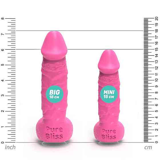 Крафтовое мыло-член с присоской Pure Bliss BIG Pink, натуральное Sex Aura Киев