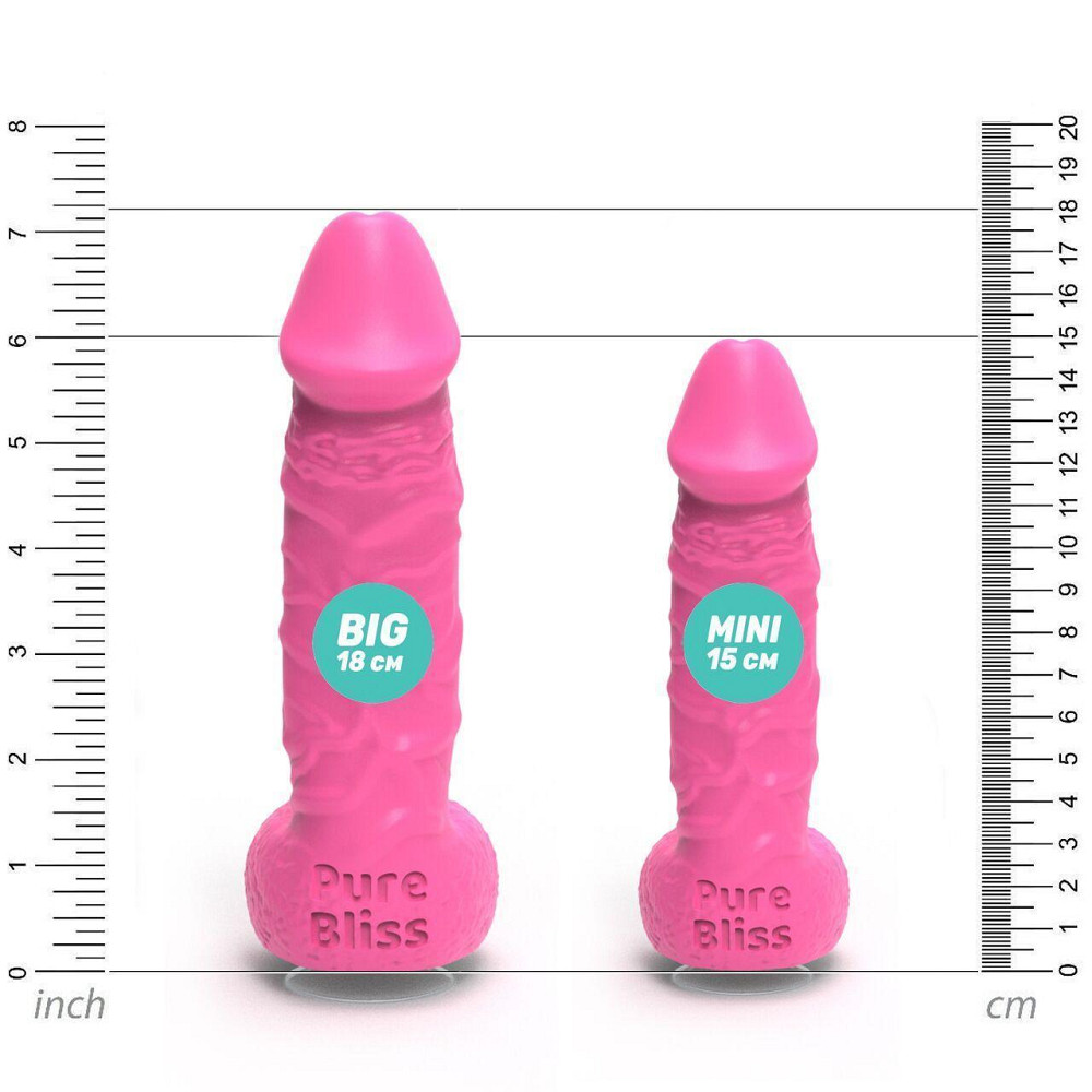 Крафтовое мыло-член с присоской Pure Bliss BIG Pink, натуральное Sex Aura Киев - изображение 6