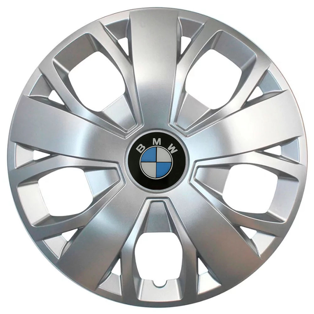 Автомобільні модельні ковпаки R16 BMW 420 4шт, SJS, сріблясті Київ - фото 1