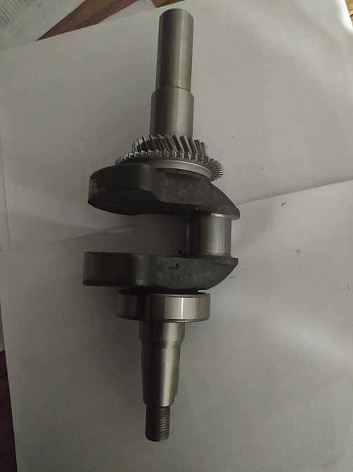 Коленвал мотоблок 177F (9Hp) (под шпонку, Ø25mm) (c шестернями и подшипником) UG Мукачево - изображение 1