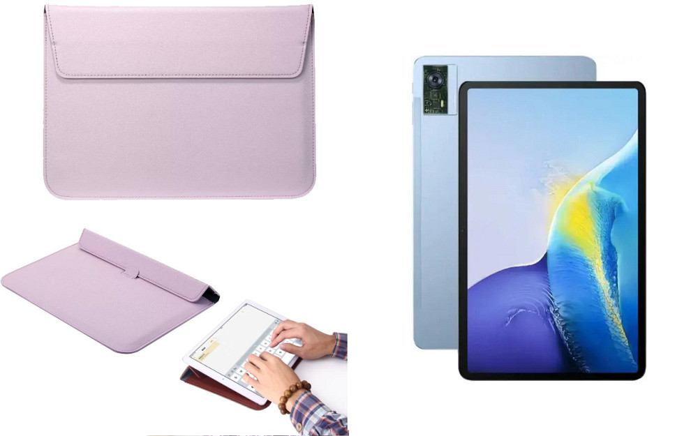 Чохол-конверт VitoCase для Oukitel OT5, Oukitel OT5S, з функцією підставки для планшета Фіолетовий Київ - фото 1