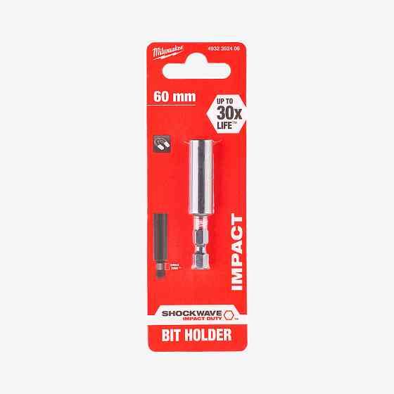 Держатель для бит магнитный ShW1/4'' MILWAUKEE, 60мм Одесса