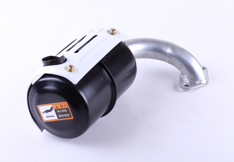 Глушитель мотоблок 175N/180N (7/9Hp) (с коленом) Зубр Мукачево - изображение 1