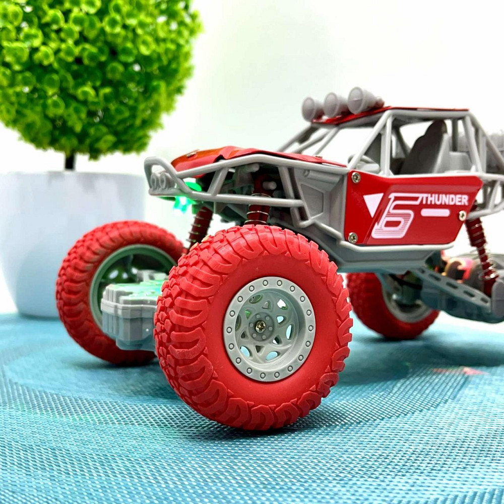 Машинка джип на радіокеруванні годинник + пульт з амортизацією 1:20 Червона (UD2201AS) Чернігів - фото 7