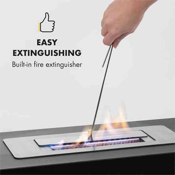 Phantasma Cube етаноловий камін бездимний пальник із неіржавкої сталі 4h неіржавка сталь (Німеччина, читати Рівне