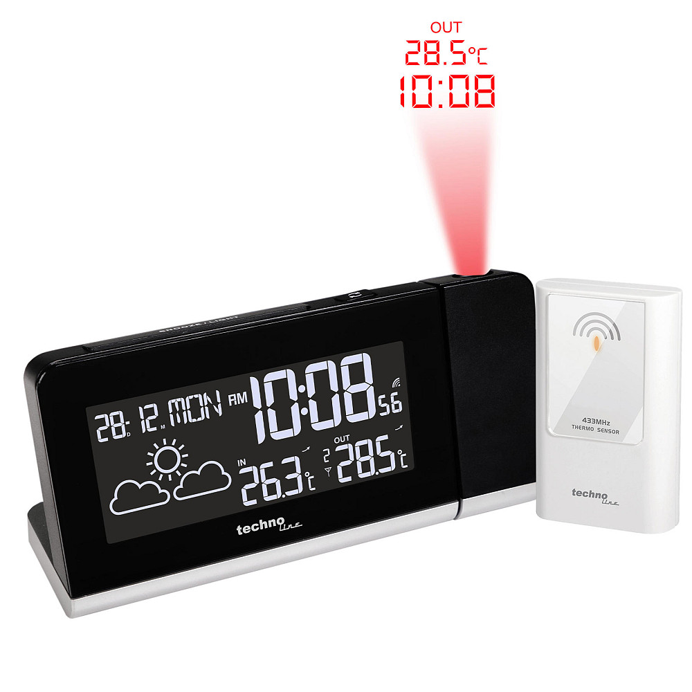 Годинник проекційний Technoline WT539 Black (WT539) Киев - изображение 8