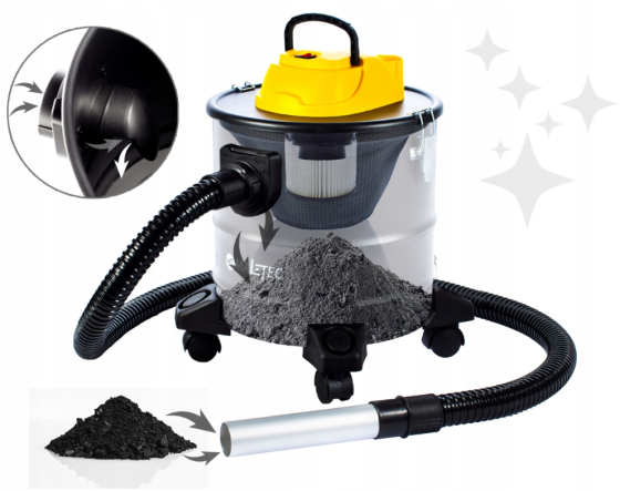 Пилосос для золи Maltec 2000Вт 20л (Польща) Київ