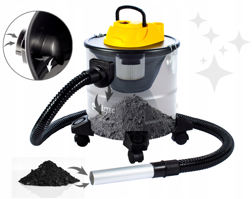 Пылесос для золы Maltec 2000Вт 20л (Польша) Киев - изображение 3