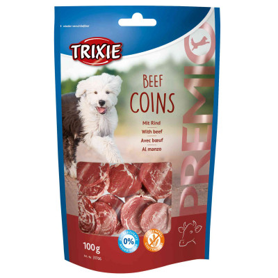 Ласощі для собак Trixie Premio Beef Coins з яловичиною 100 г (4011905317069) Вінниця - фото 1
